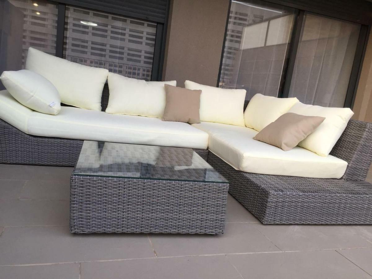 Apartamento Lujo, Primera Linea Playa, Garaje, Wifi, Piscina Climatizada Roquetas de Mar Exterior foto